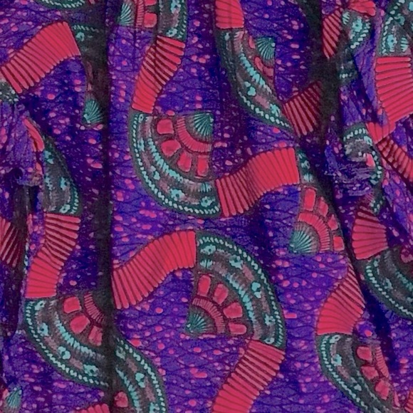 ULLA JOHNSON Tulia Printed Cotton Top In Purple NWOT